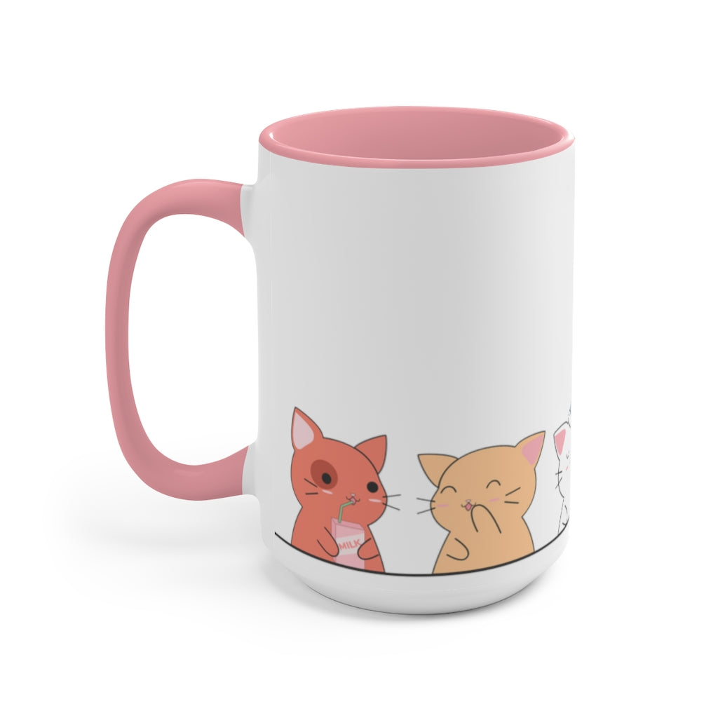 Kawaii Cats Lesbian Accent Mug