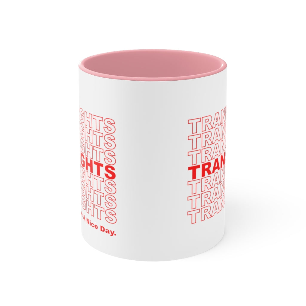 Trans Rights Accent Mug