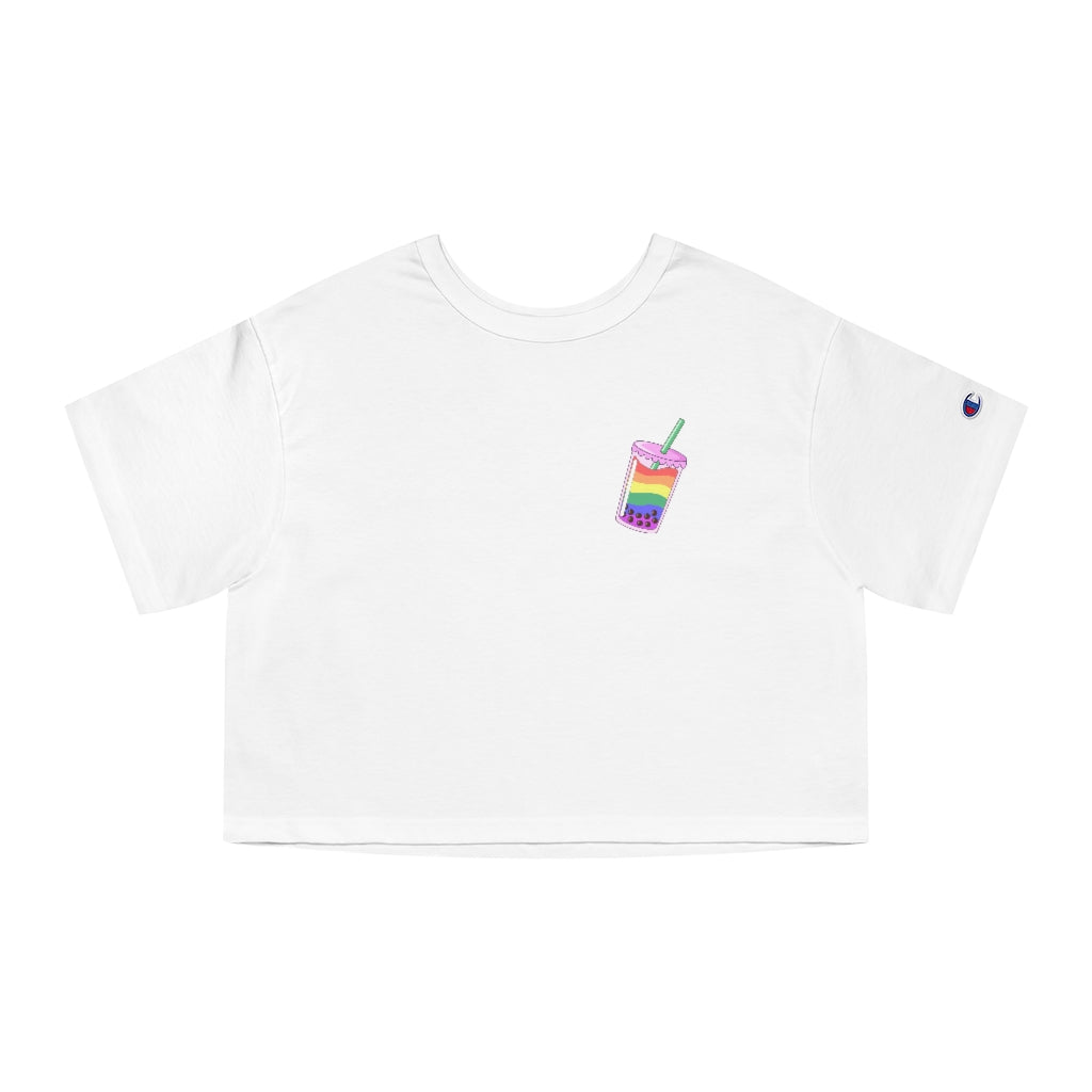 Champion - Boba tea LGBTQ+ Cropped T-Shirt