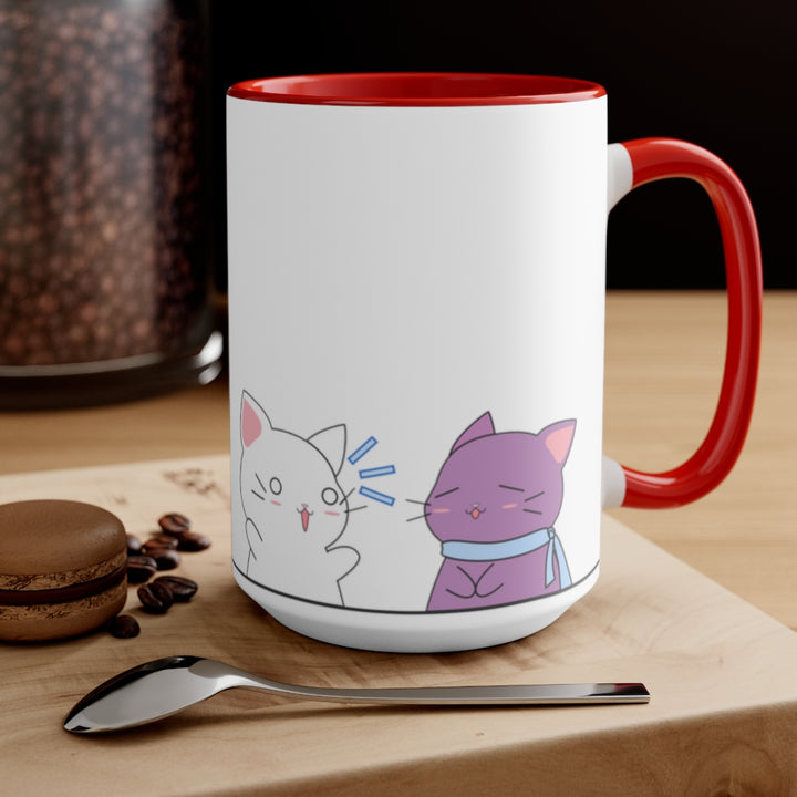 Kawaii Cats Asexual Accent Mug