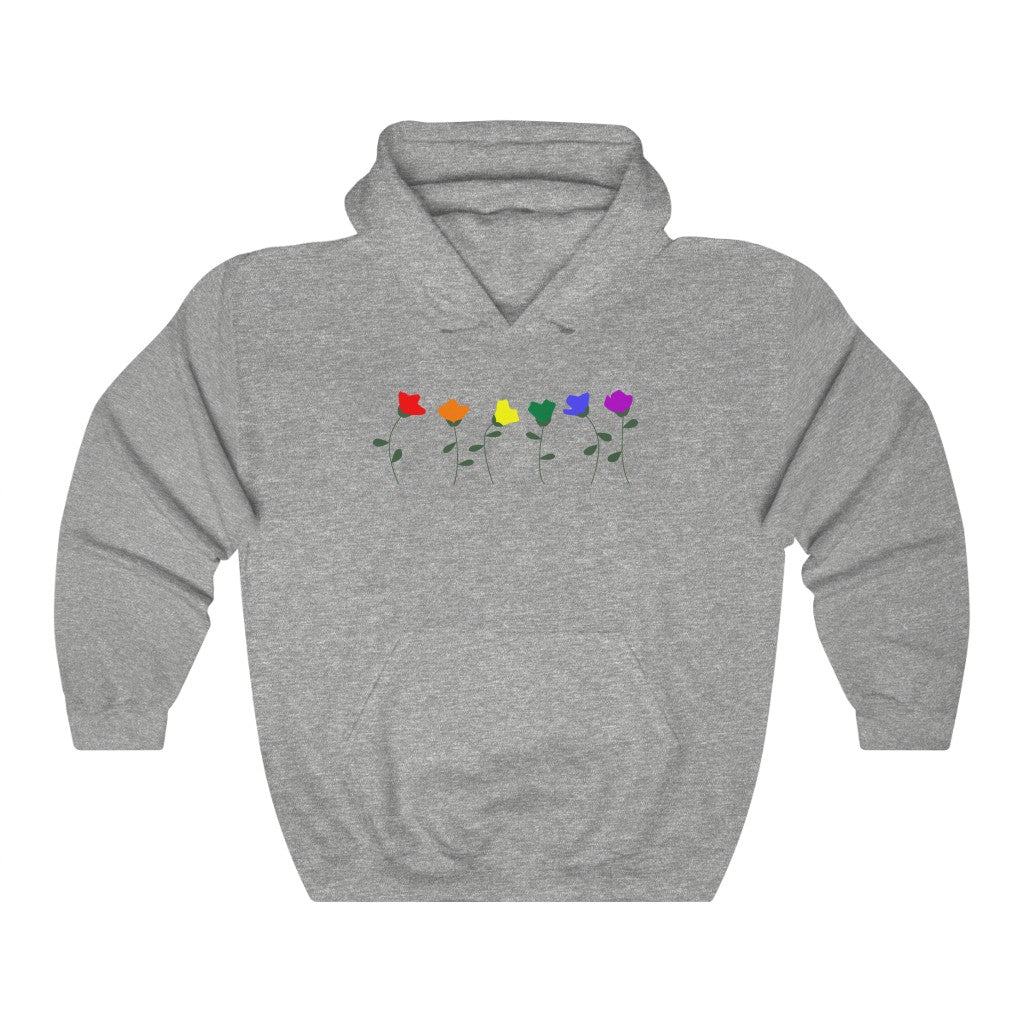 LGBTQ+ Flower Hoodie