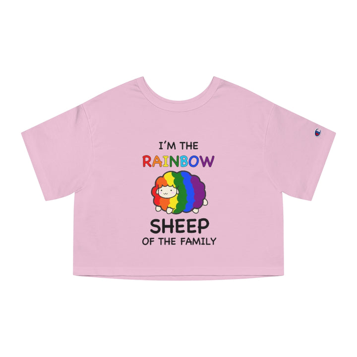 Champion - I'm The Rainbow Sheep Of The Family Cropped T-Shirt