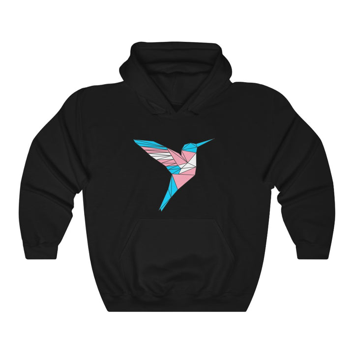 Polygon Hummingbird Trans Gender Neutral Hoodie