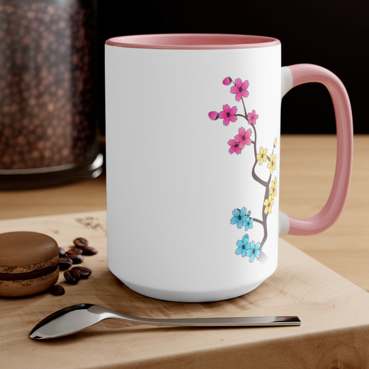 Sakura Pansexual Accent Mug