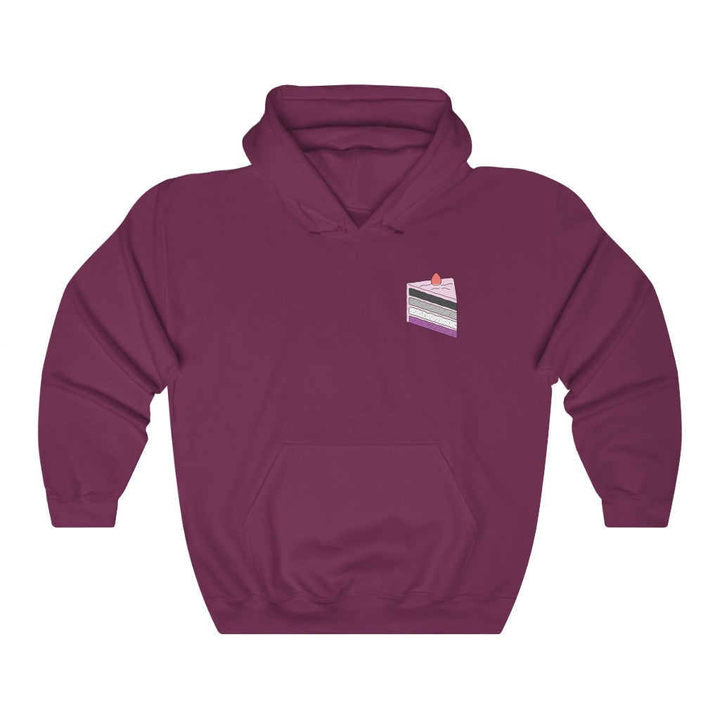 Cake Asexual Gender Neutral Hoodie