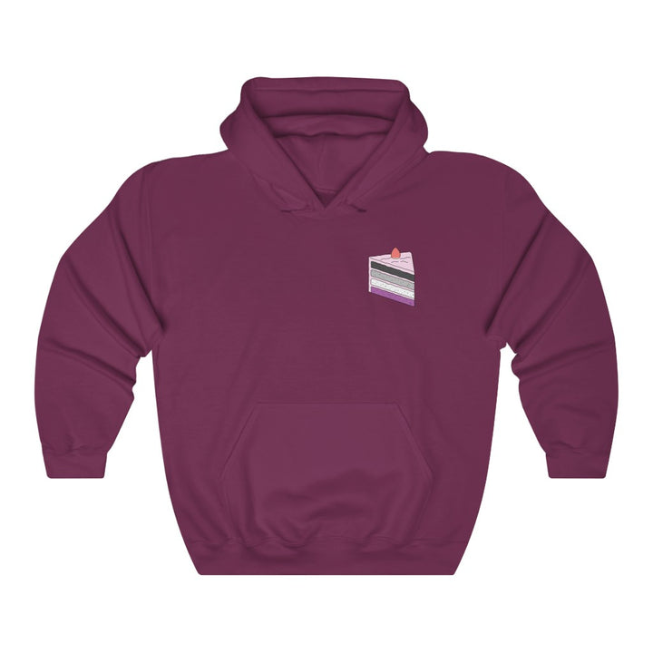 Cake Asexual Gender Neutral Hoodie