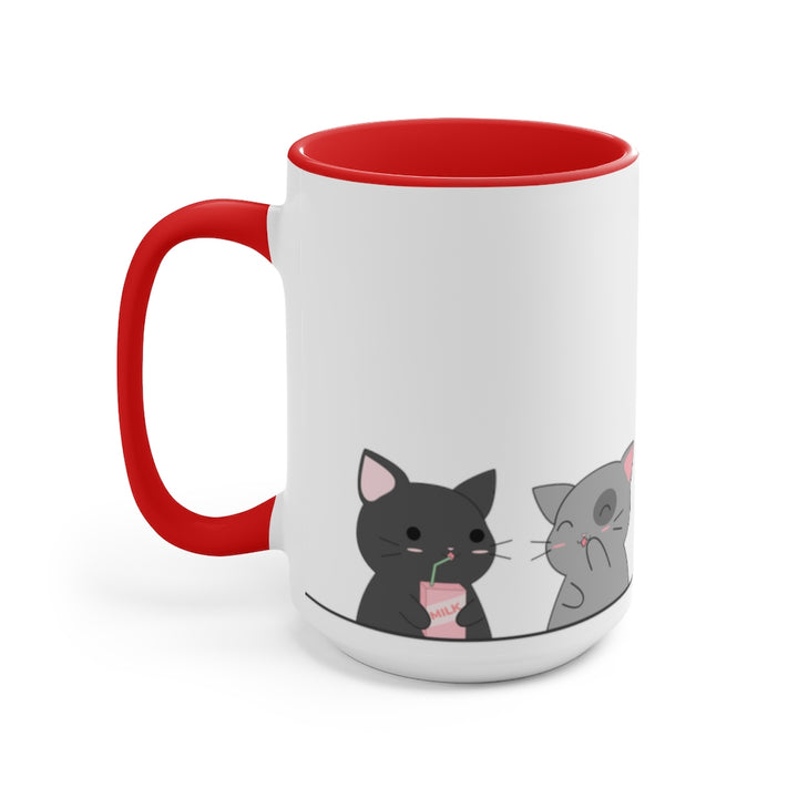 Kawaii Cats Asexual Accent Mug