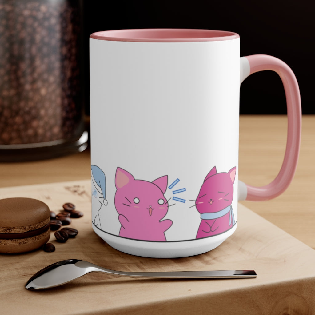 Kawaii Cats Lesbian Accent Mug