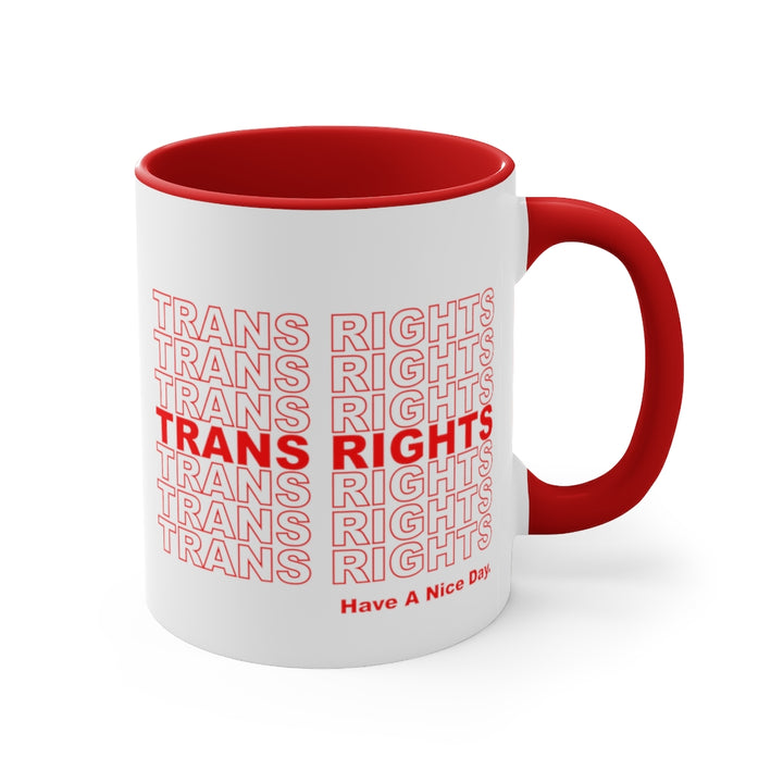 Trans Rights Accent Mug