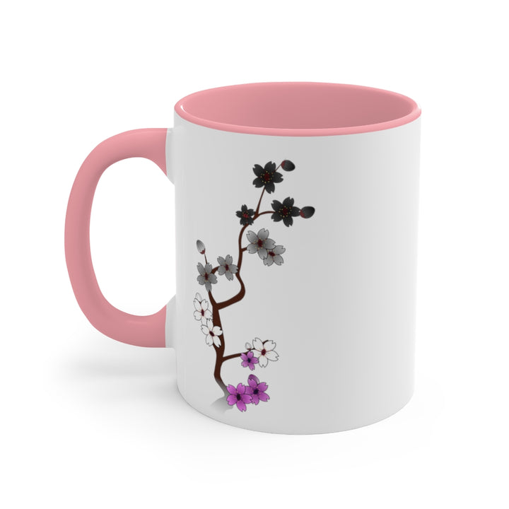 Sakura Asexual Accent Mug