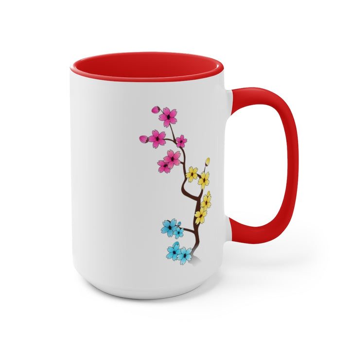 Sakura Pansexual Accent Mug