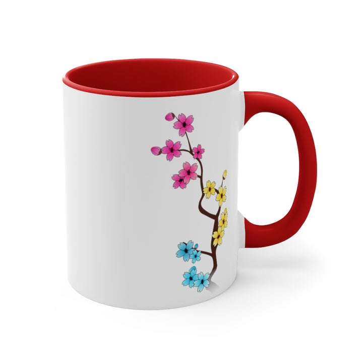 Sakura Pansexual Accent Mug