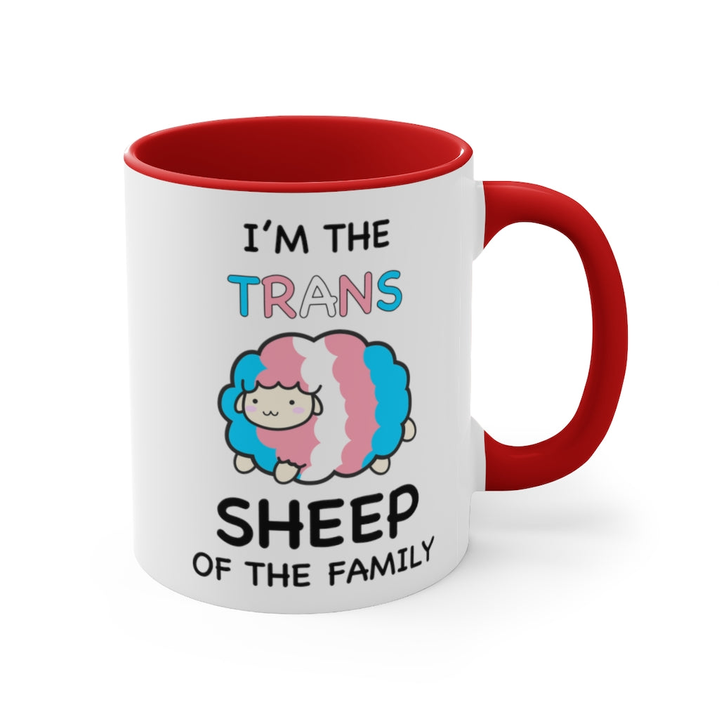 I'm The Trans Sheep Of The Family Accent Mug