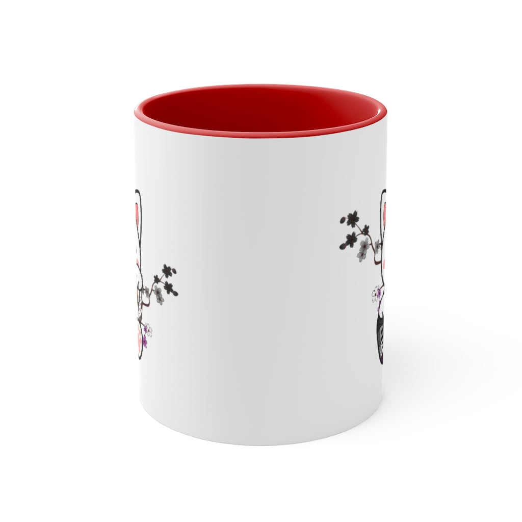 Maneki Neko Asexual Accent Mug