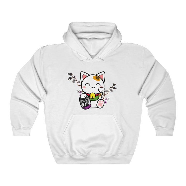 Maneki Neko Asexual Gender Neutral Hoodie