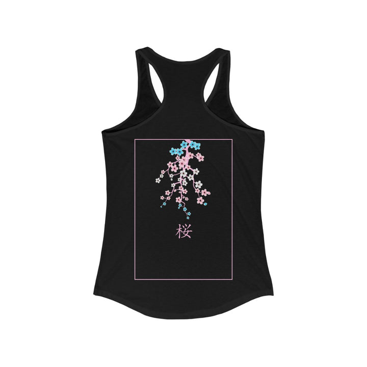 Trans Tank Top Racerback - Sakura Haiku