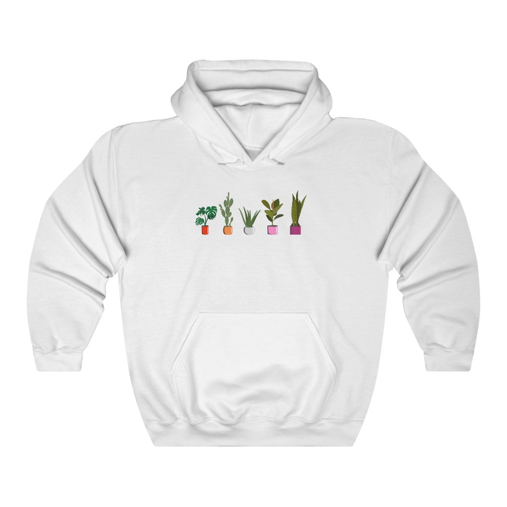 Succulent Plants Lesbian Gender Neutral Hoodie