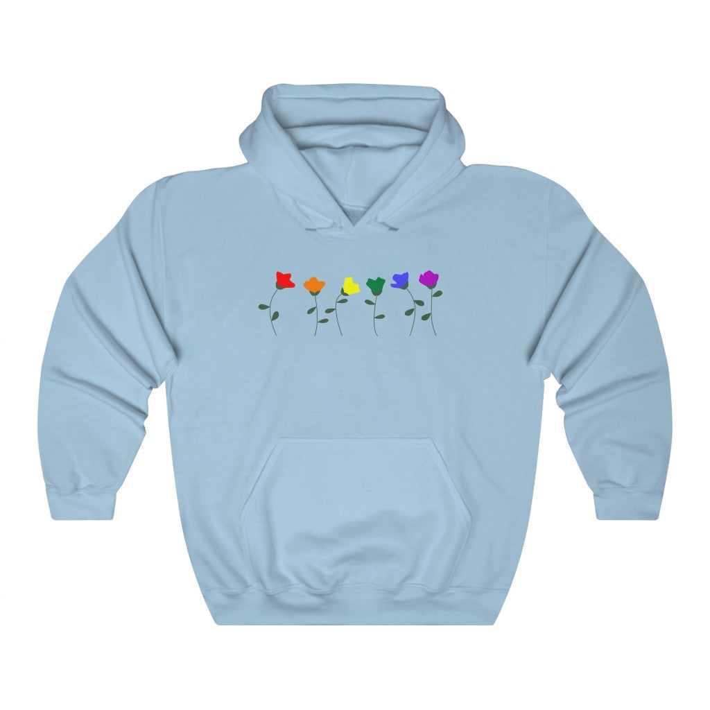 LGBTQ+ Flower Hoodie