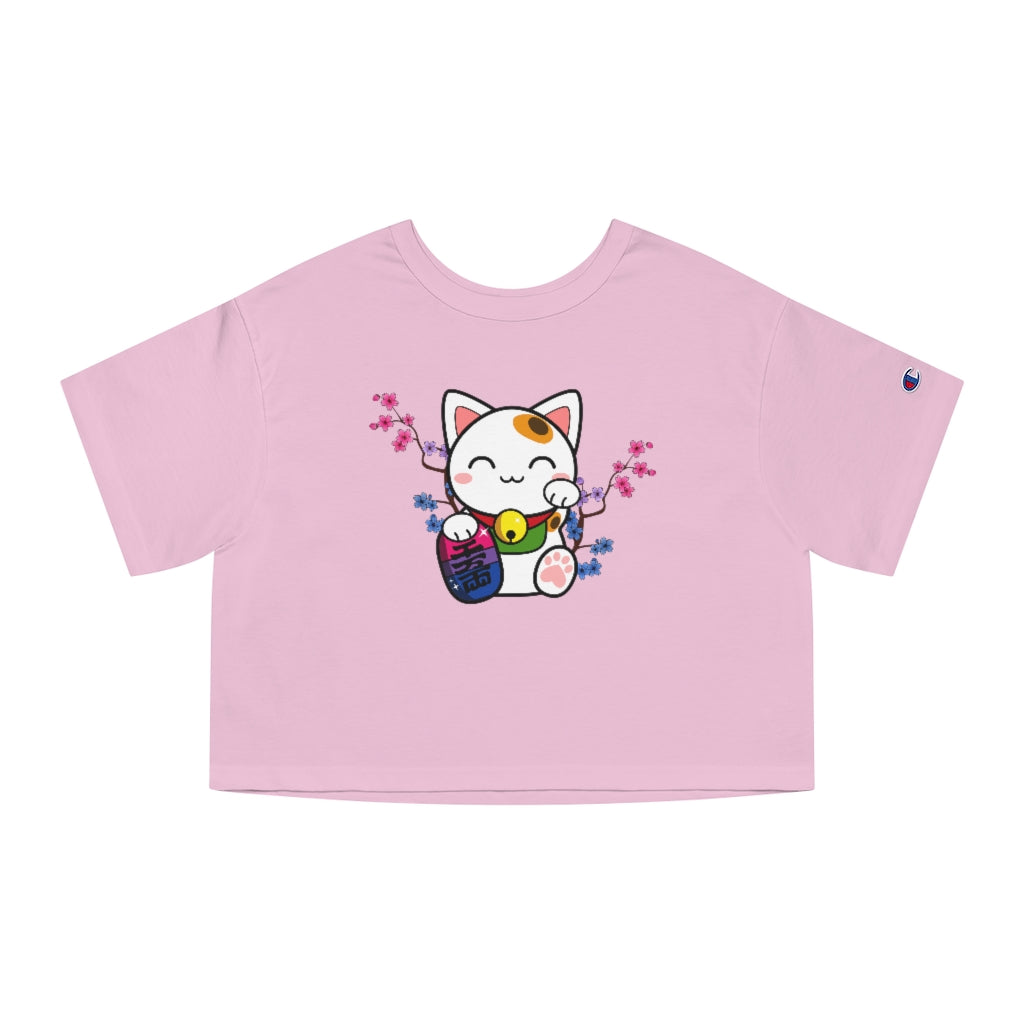 Champion - Maneki Neko Bisexual Cropped T-Shirt