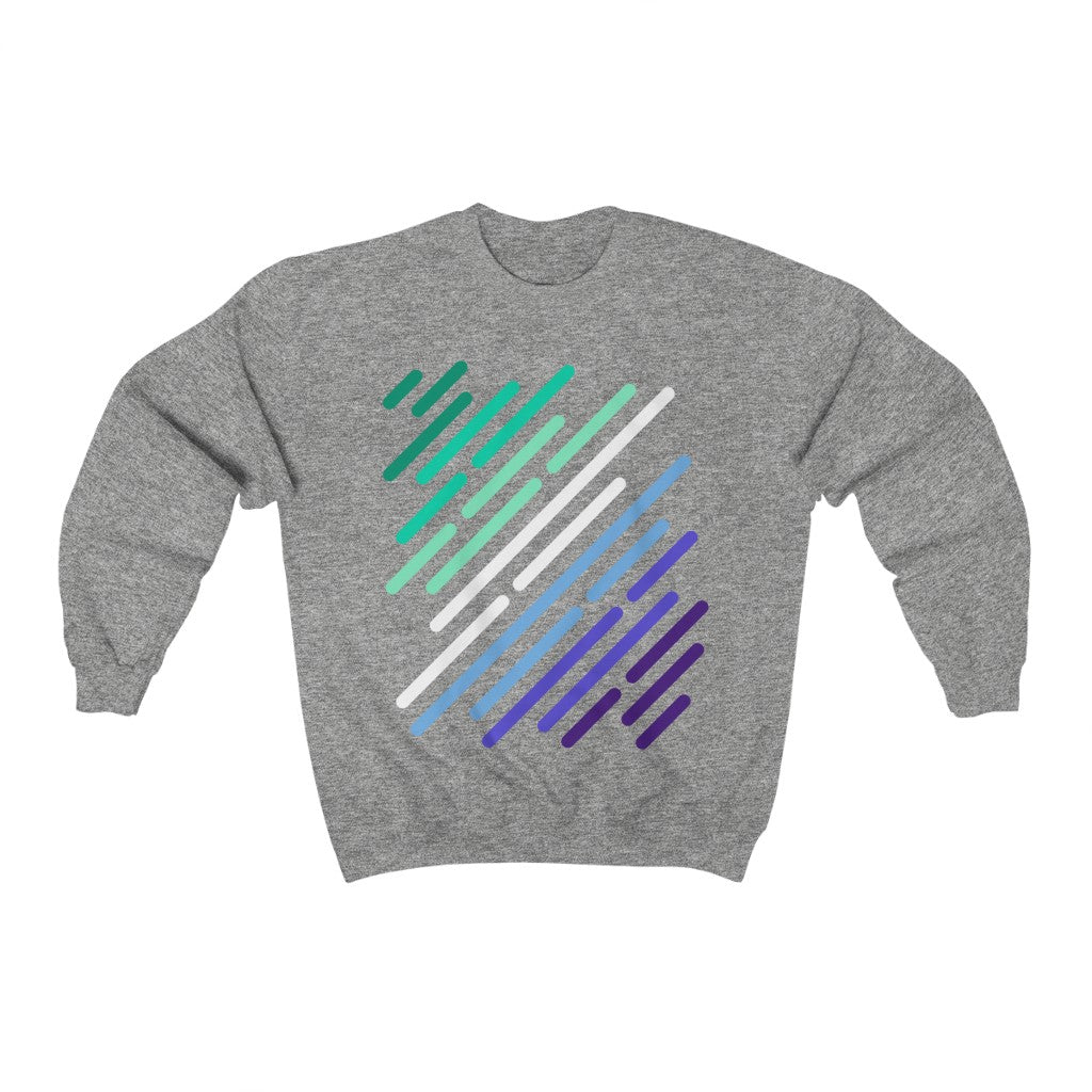 Gay Men MLM Flag Stripe Gender Neutral Sweatshirt