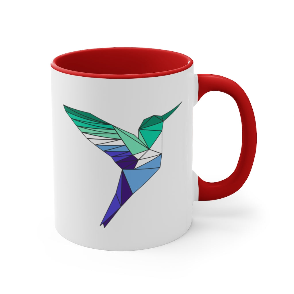 Polygon Hummingbird MLM Accent Mug