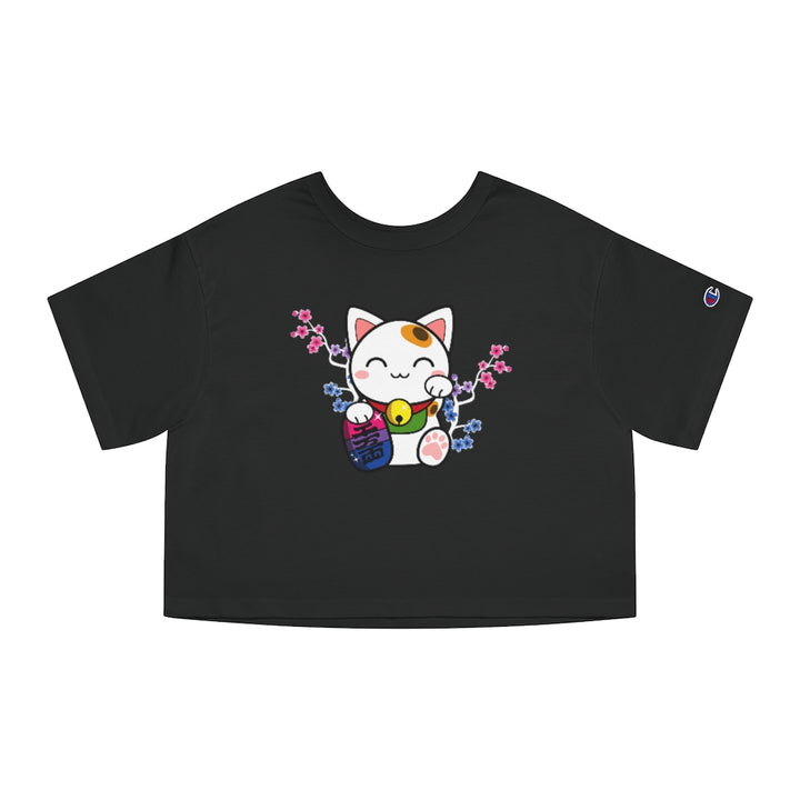 Champion - Maneki Neko Bisexual Cropped T-Shirt