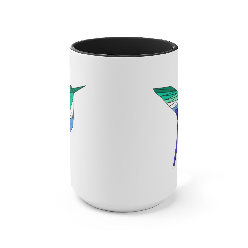 Polygon Hummingbird MLM Accent Mug