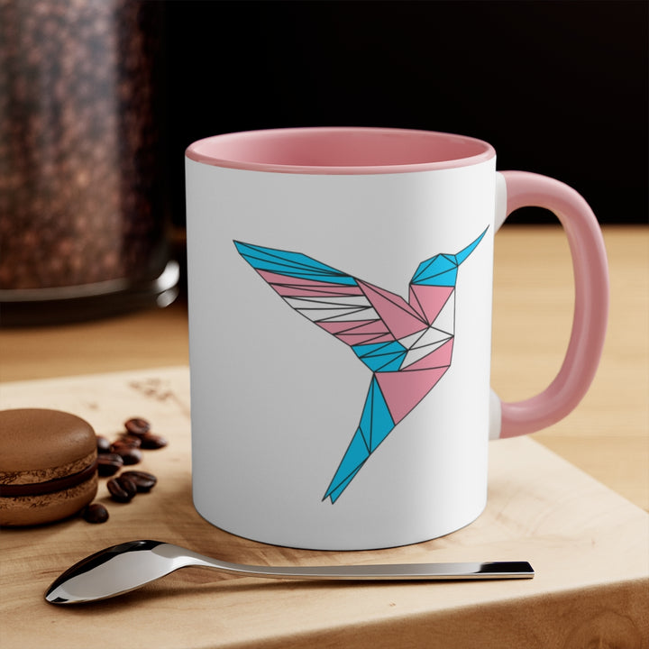 Polygon Hummingbird Trans Accent Mug