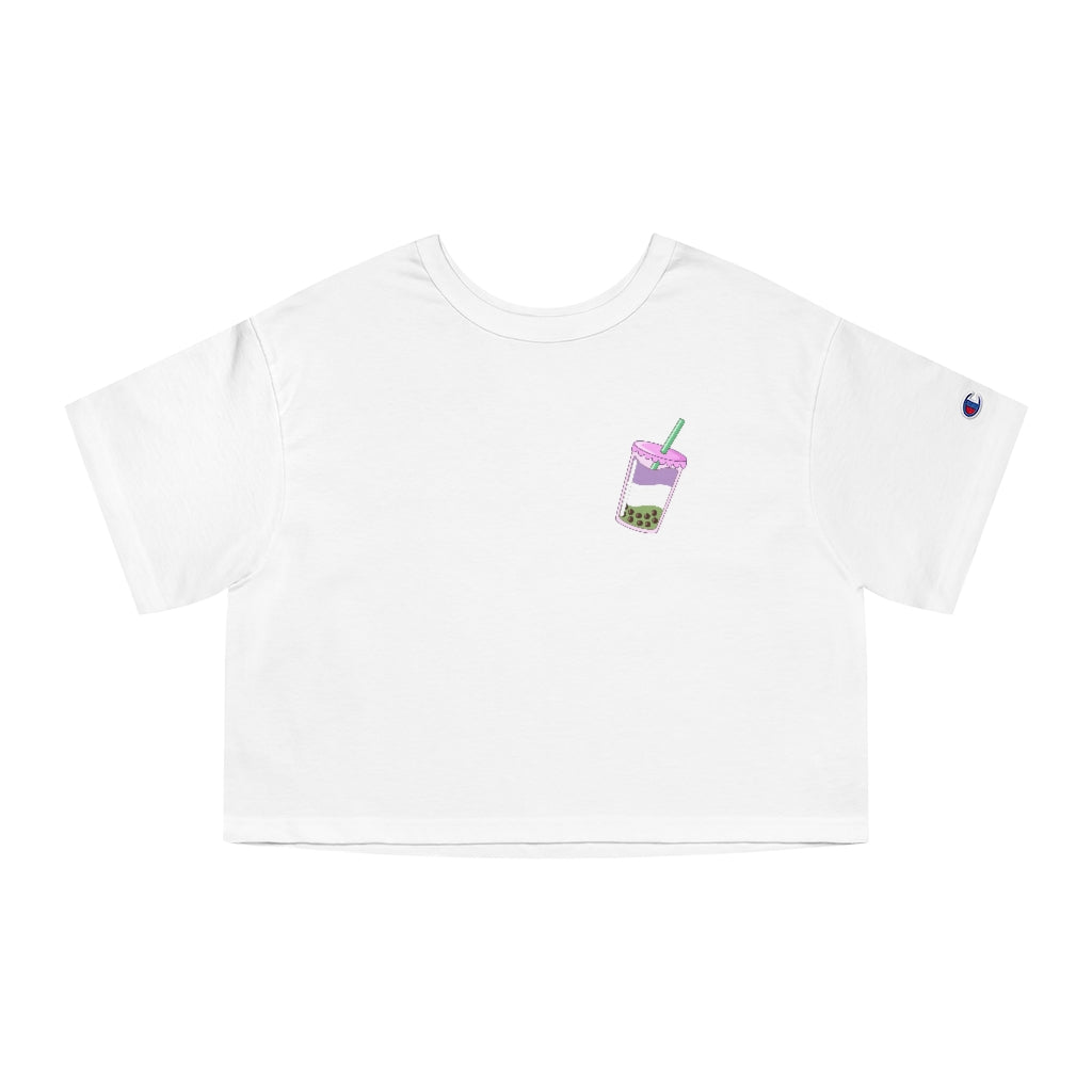 Champion - Boba tea Genderqueer Cropped T-Shirt