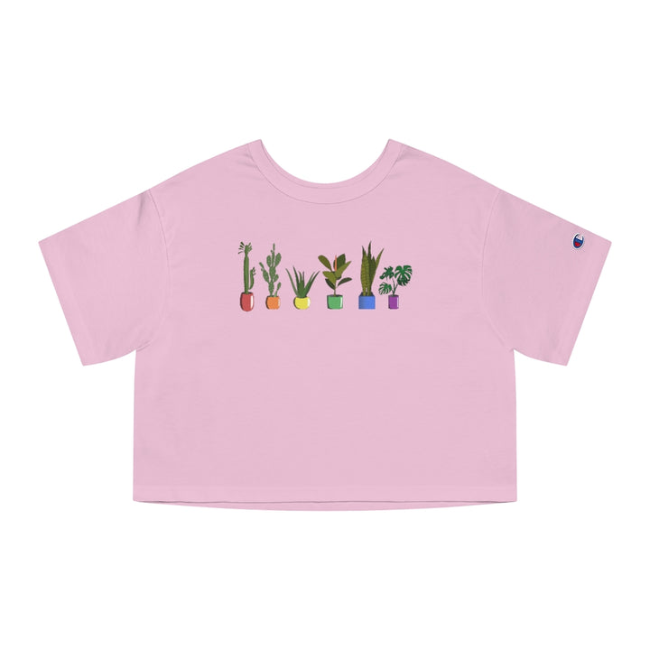 Champion - Succulent Plants LGBTQ+ Cropped T-Shirt