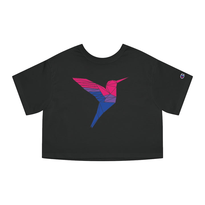 Champion - Polygon Hummingbird Bisexual Cropped T-Shirt