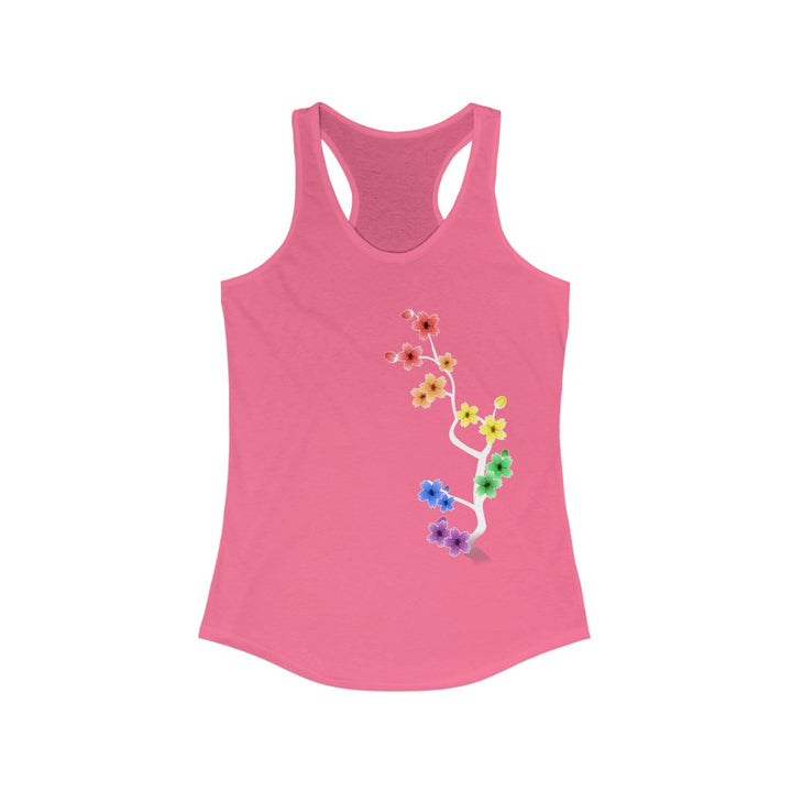 LGBTQ Pride Tank Top Racerback - Dark Sakura