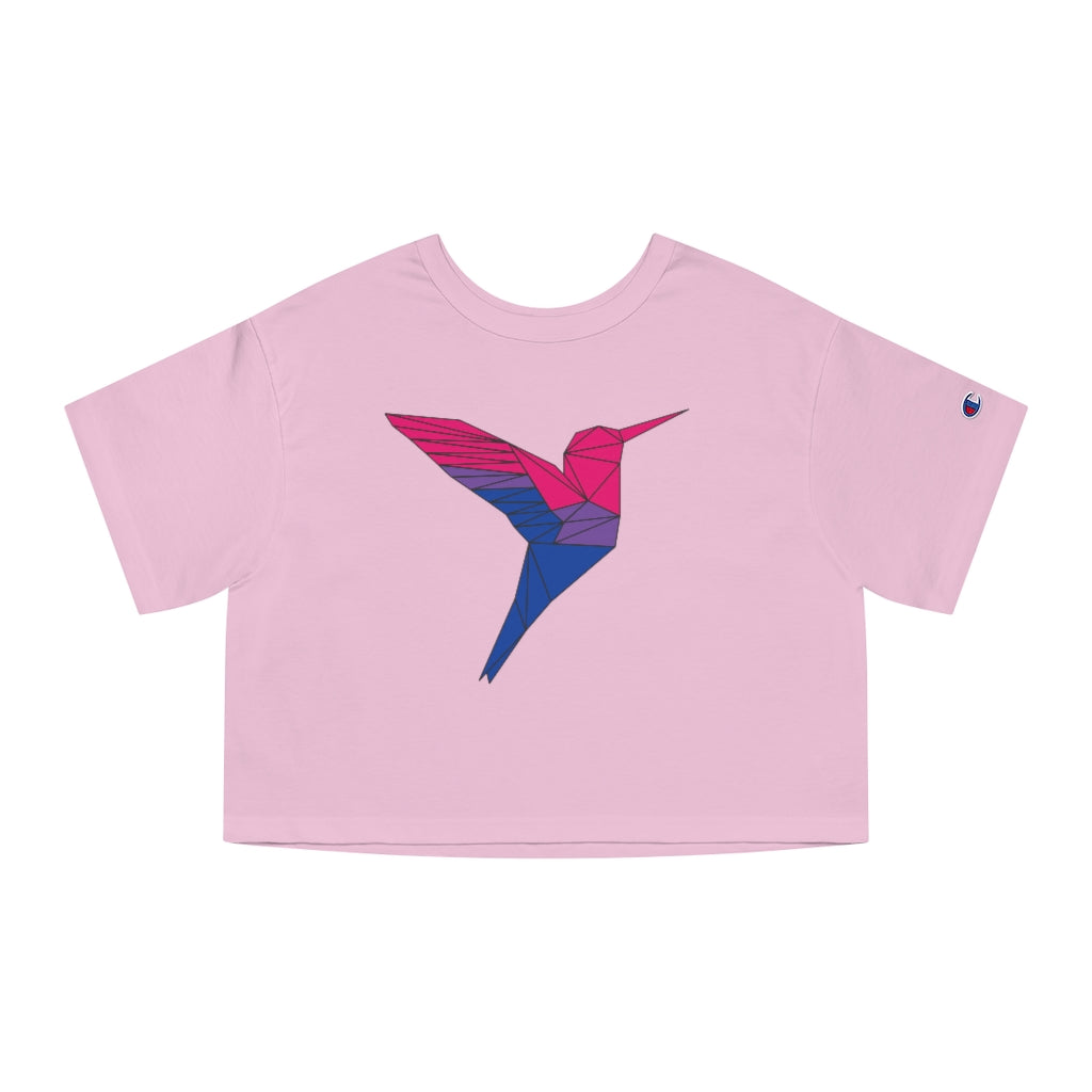 Champion - Polygon Hummingbird Bisexual Cropped T-Shirt