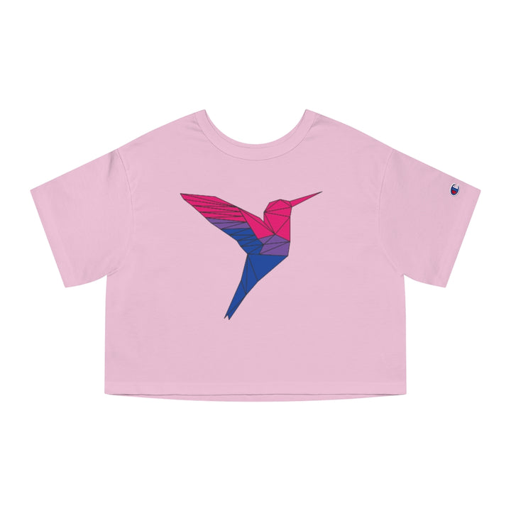 Champion - Polygon Hummingbird Bisexual Cropped T-Shirt