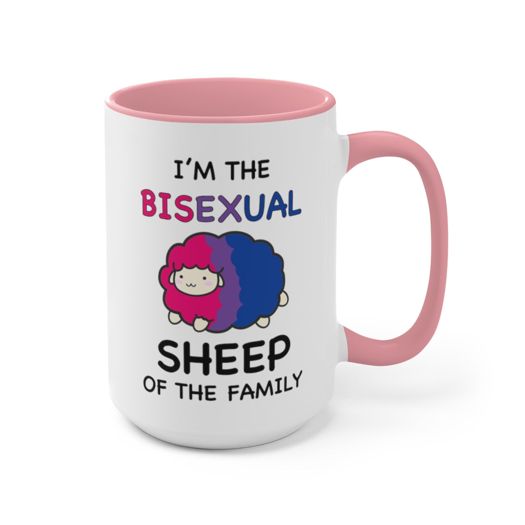 I'm The Bisexual Sheep Of The Family Accent Mug