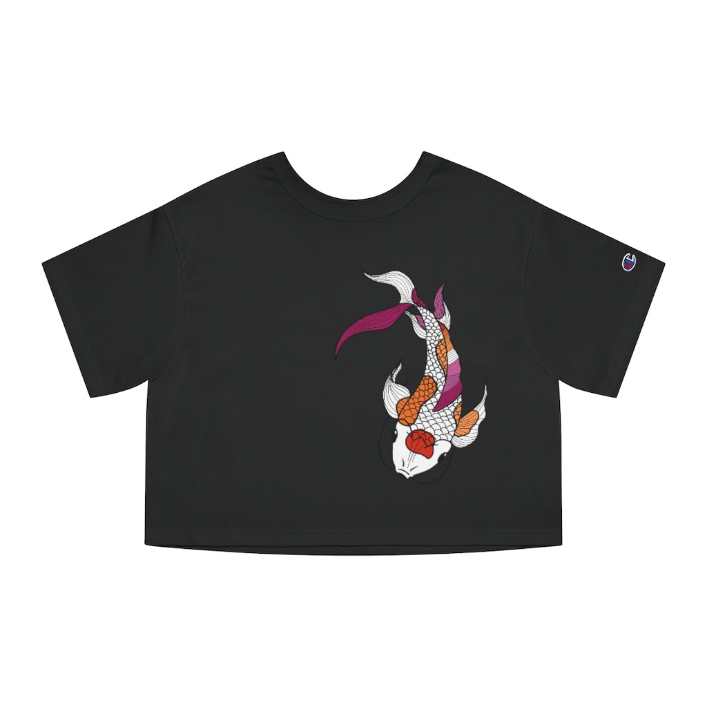 Champion - Lesbian Koi Cropped T-Shirt