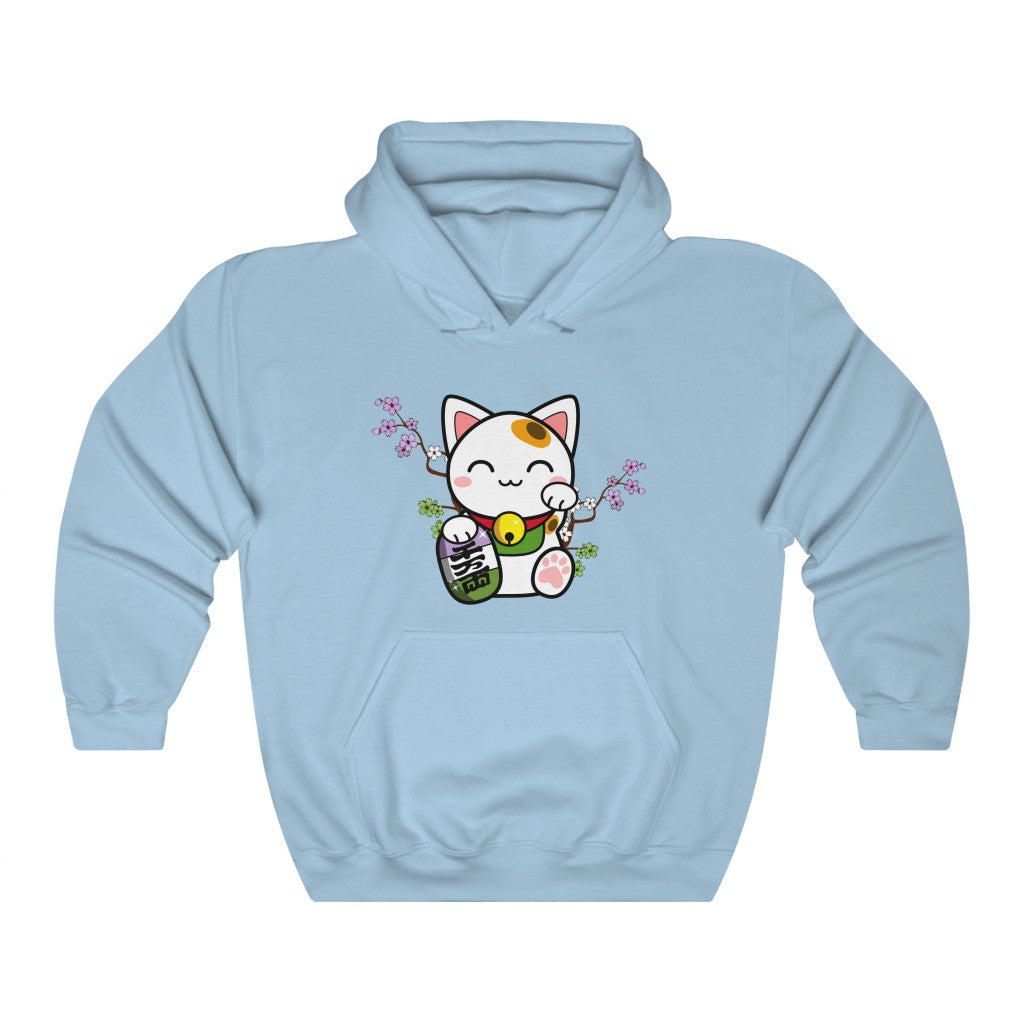 Maneki Neko Genderqueer Gender Neutral Hoodie