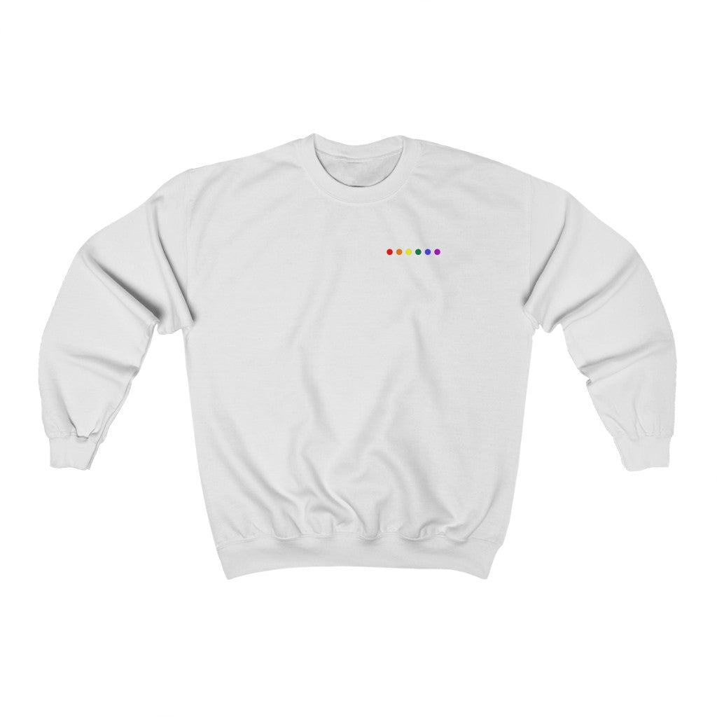 Subtle Dot LGBTQ+ Gender Neutral Sweatshirt