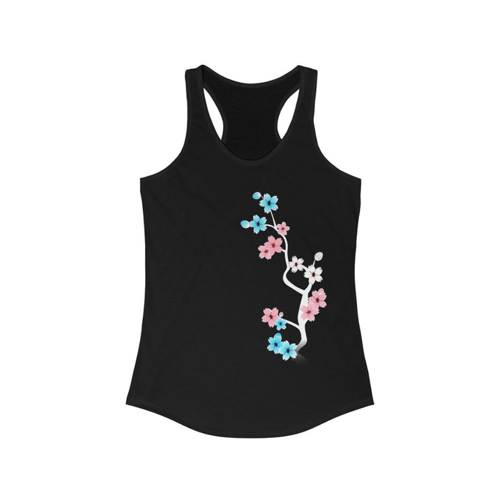 Trans Tank Top Racerback - Dark Sakura