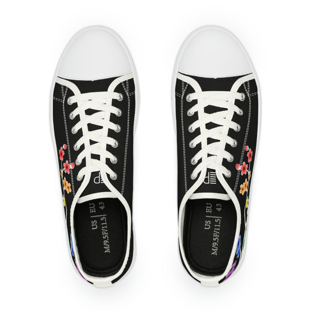 LGBTQ Pride Shoes - Sakura - Black