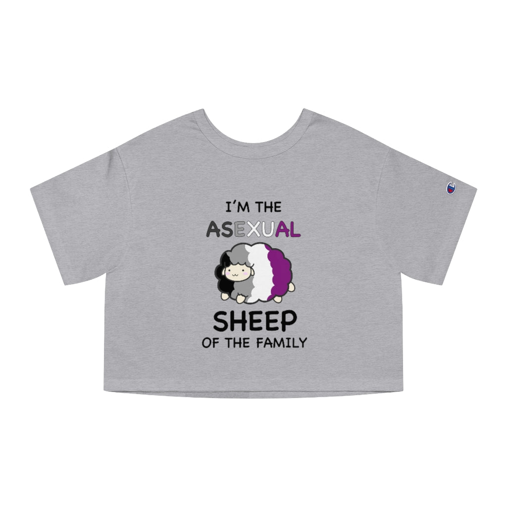 Champion - I'm The Asexual Sheep Of The Family Cropped T-Shirt