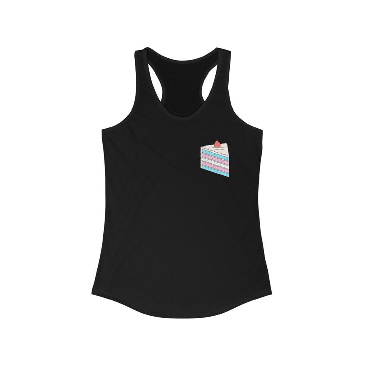 Trans Tank Top Racerback - Cake