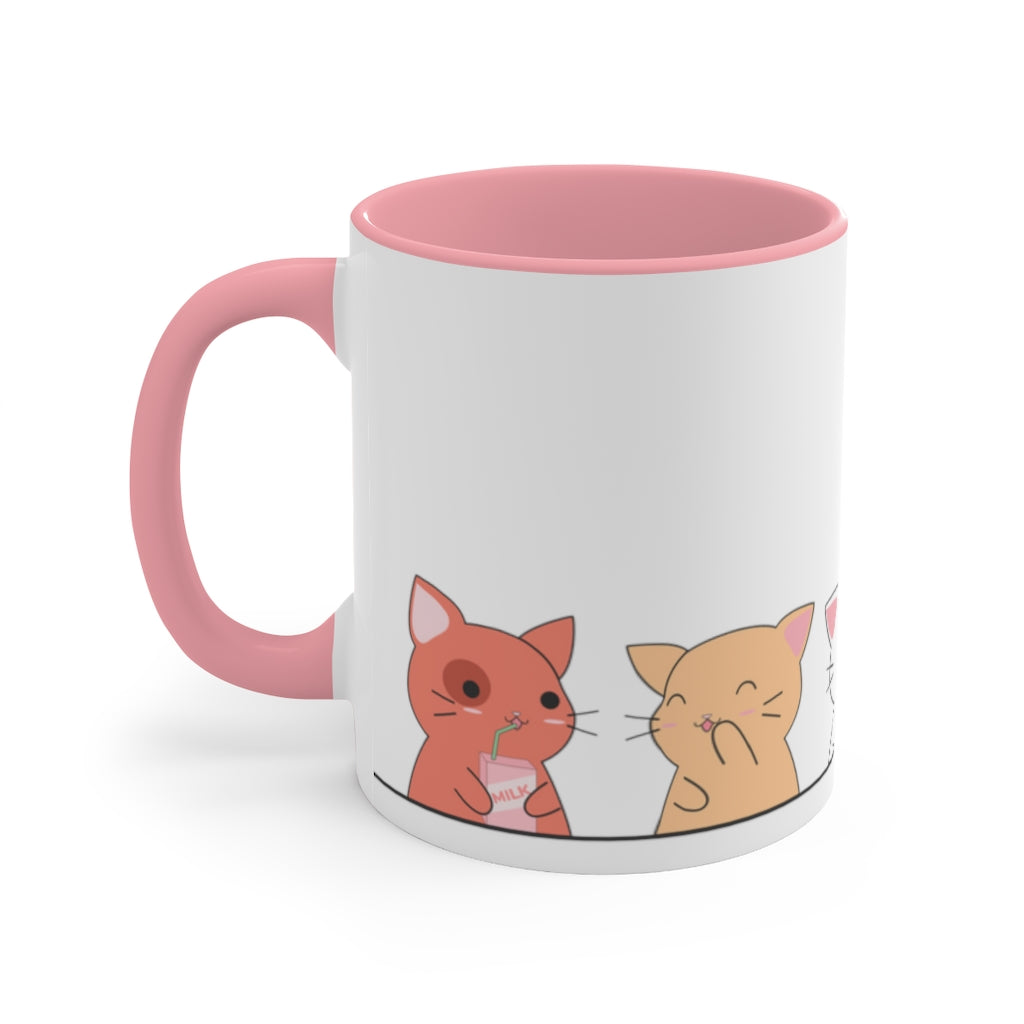 Kawaii Cats Lesbian Accent Mug