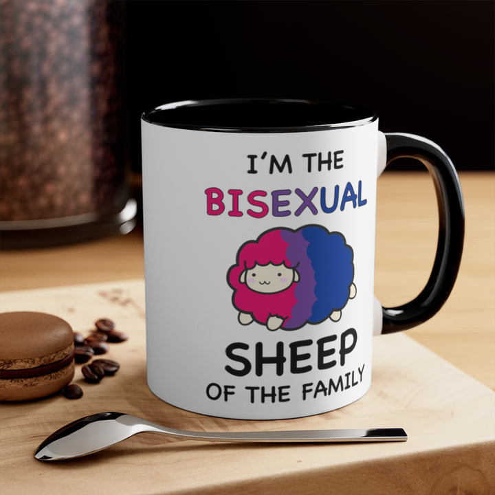 I'm The Bisexual Sheep Of The Family Accent Mug