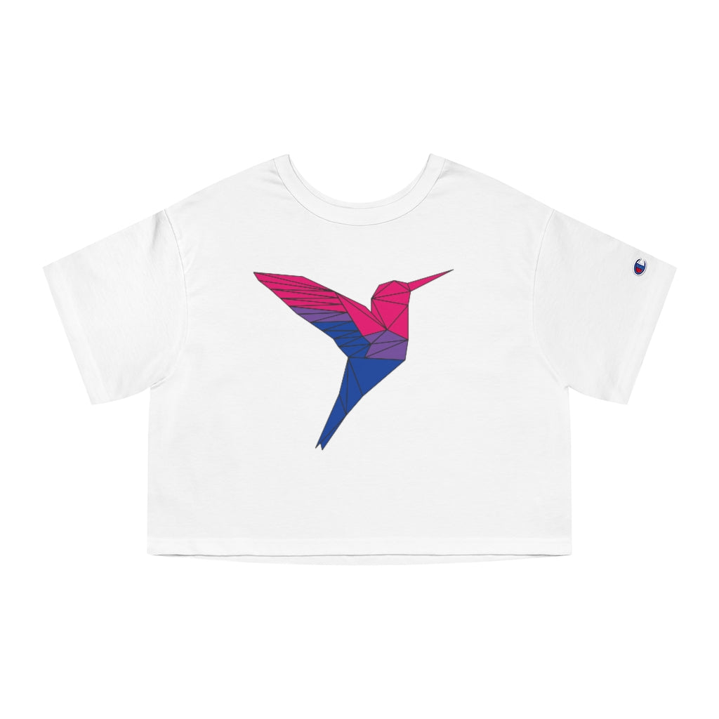 Champion - Polygon Hummingbird Bisexual Cropped T-Shirt