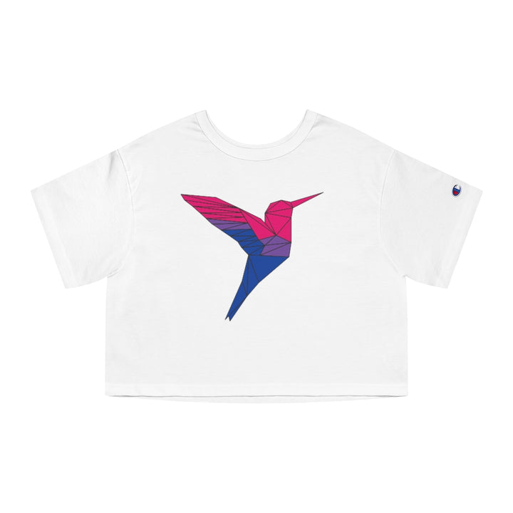 Champion - Polygon Hummingbird Bisexual Cropped T-Shirt