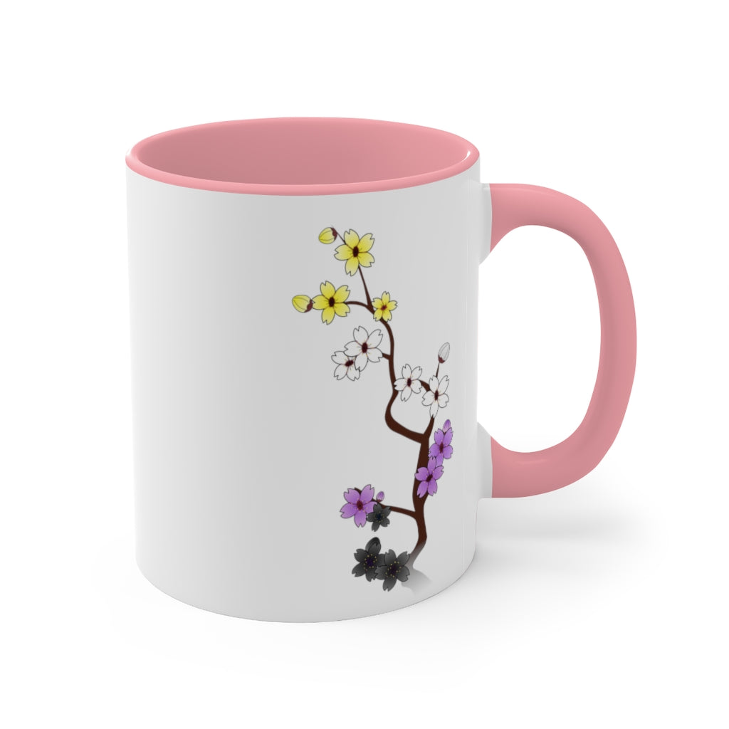 Sakura Nonbinary Accent Mug