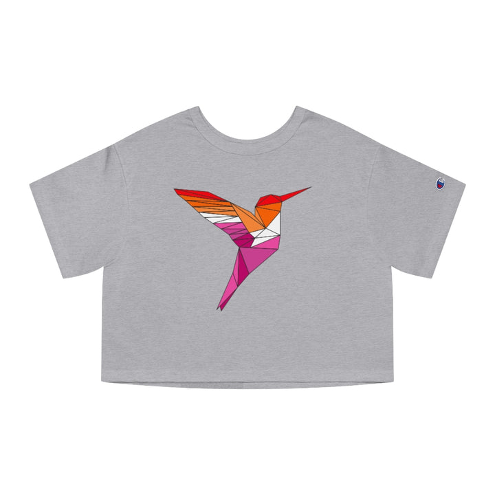 Champion - Polygon Hummingbird Lesbian Cropped T-Shirt