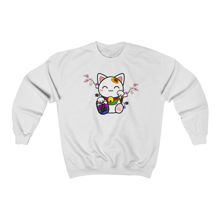 Genderfluid Sweatshirt - Lucky Cat