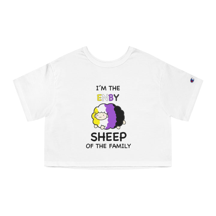 Champion - I'm The Nonbinary Sheep Of The Family Cropped T-Shirt